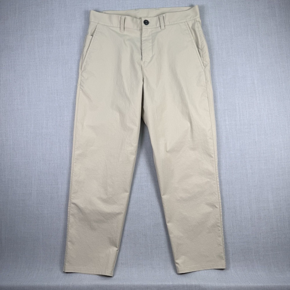 Lululemon Pants Mens 32x28 Beige Tan Classic Fit Smooth Twill Trouser Khaki